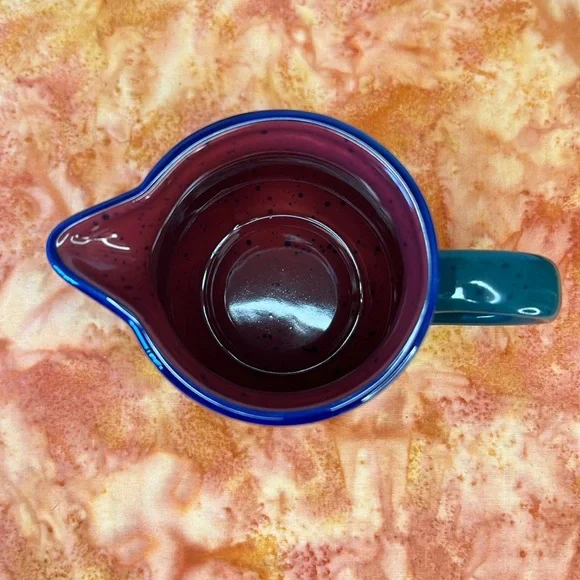 Speckled Ceramic Creamer Pitcher Multi Color - Picture 3 of 9
